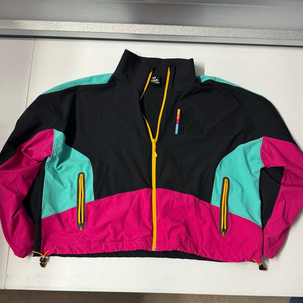Clean Women's Under Armor Unstoppable Black History Month Jacket Very Nice